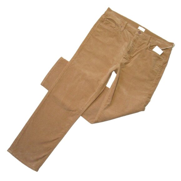 NWT Mother Tomcat Ankle in Hopscotch Cafe Spice Stretch Corduroy Pants 32 - Picture 1 of 9